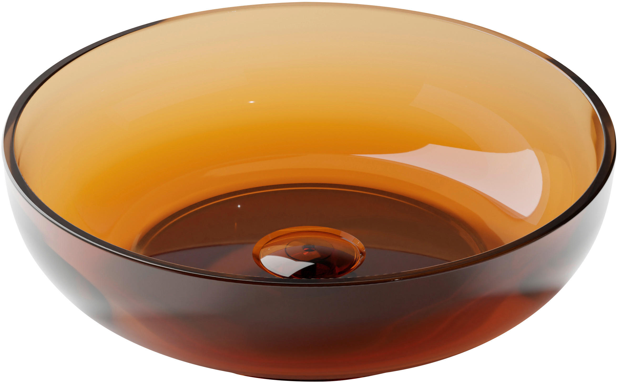 WASCHBECKEN 40/12/40 cm  - Braun, MODERN, Kunststoff (40/12/40cm)