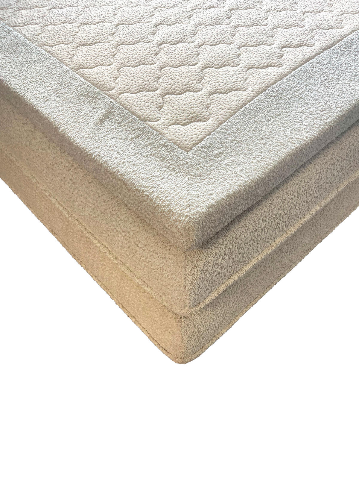 POSTELJA Z VZMETNICO   x  , les bež  - črna/bež, Moderno, kovina/umetna masa (180/200cm) - Hom`in