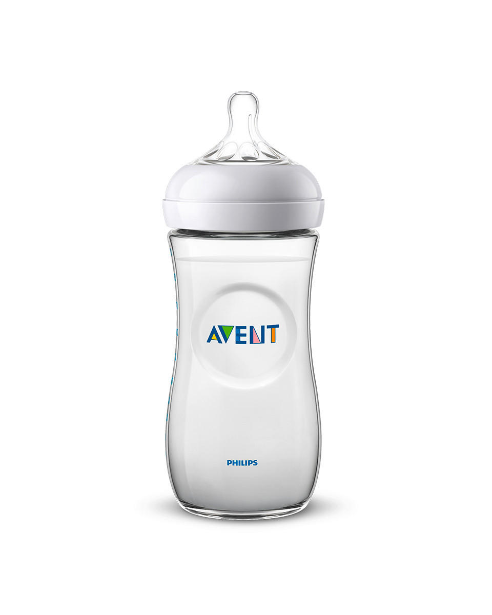 BOČICA ZA BEBE 330 ml - bijela, Basics, plastika (7,10/18,90/7,10cm) - Avent