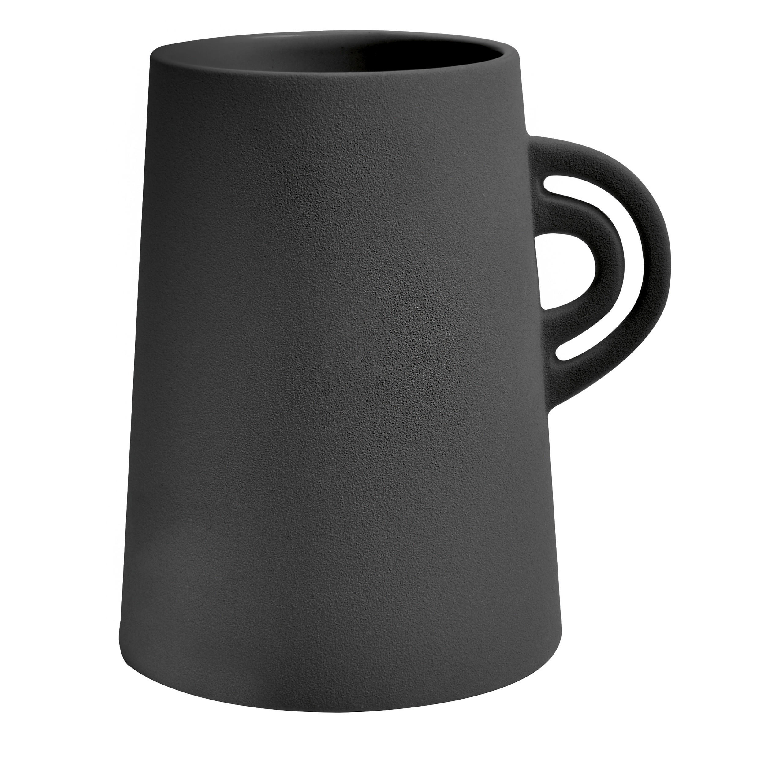 ZAHNBÜRSTENHALTER Keramik  - Schwarz, Basics, Keramik (9/12cm) - Spirella