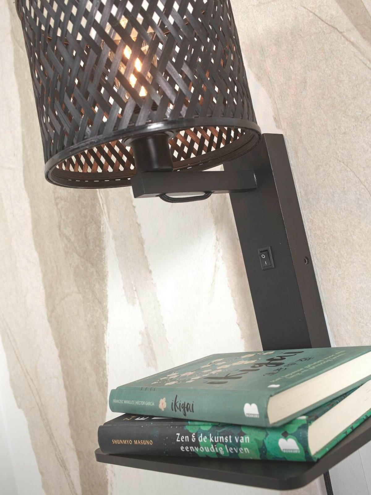 VÄGGLAMPA GOOD&MOJO  30/22/52 cm   - svart, Trend (30/22/52cm) - Good & Mojo