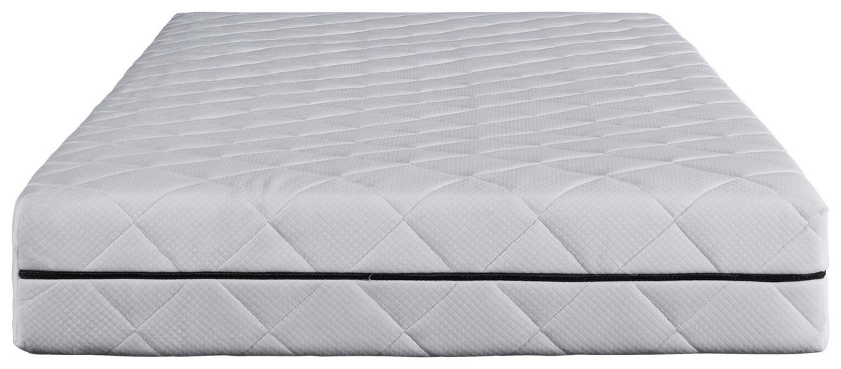 TASCHENFEDERKERNMATRATZE 80/180 cm, Höhe ca.: 20 cm, H3 = fest, 7-Zonen - Weiß, Basics, Textil (80/180cm) - MID.YOU