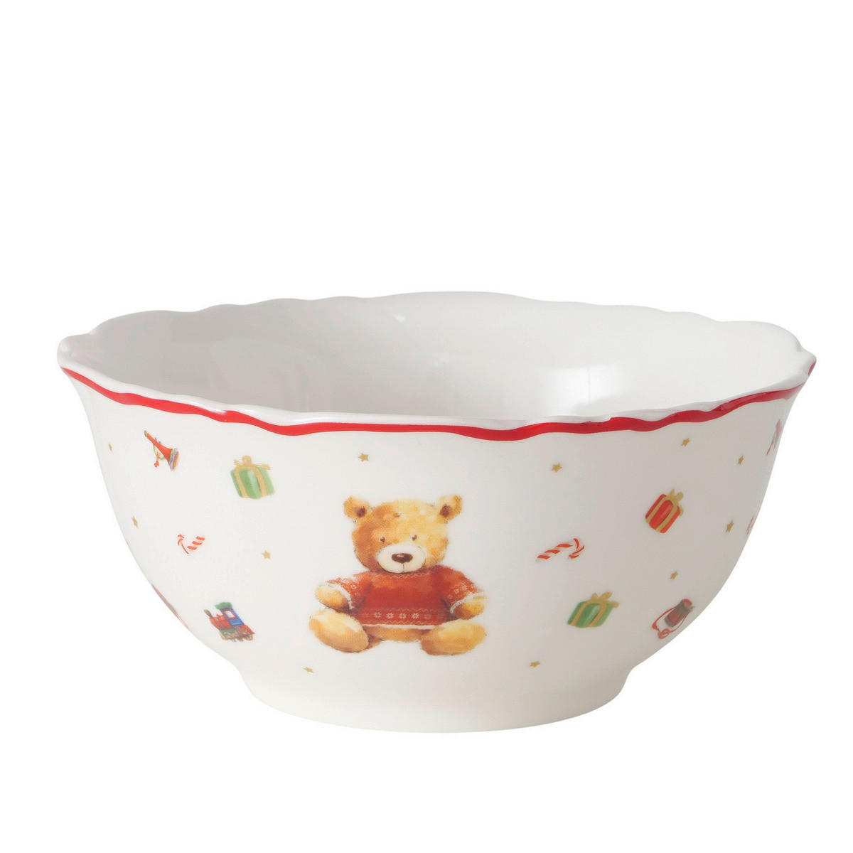 MÜZLIS TÁL  - barna/sötétvörös, Basics, kerámia (14/14/6,5cm)