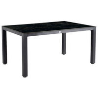 GARTENTISCH Metall Anthrazit rechteckig  - Anthrazit, Basics, Kunststoff/Metall (160/90/74cm) - Tierra Outdoor