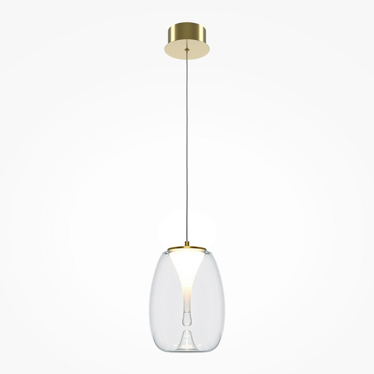 PENDELLEUCHTE 20/20 cm   - Goldfarben, MODERN, Metall (20/20cm) - MAYTONI