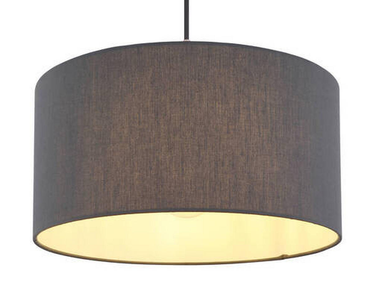 HÄNGELEUCHTE 40/140 cm    - Anthrazit/Opal, Konventionell, Kunststoff/Textil (40/140cm) - Globo