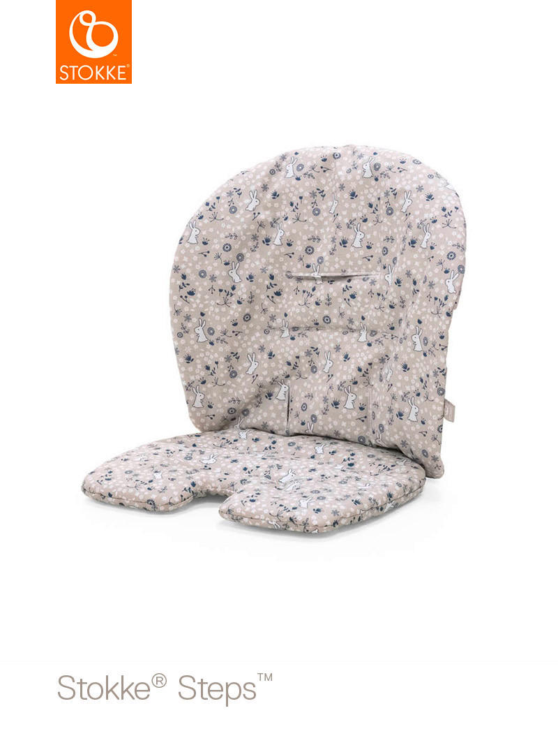HOCHSTUHLEINLAGE Steps Sitzkissen  - Beige/Schwarz, Basics, Textil (18/28/5cm) - Stokke