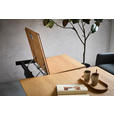 ESSTISCH Schwarz, Eichefarben rechteckig  ausziehbar  - Eichefarben/Schwarz, Design, Holz/Holzwerkstoff (190-250/100/76cm) - Dieter Knoll