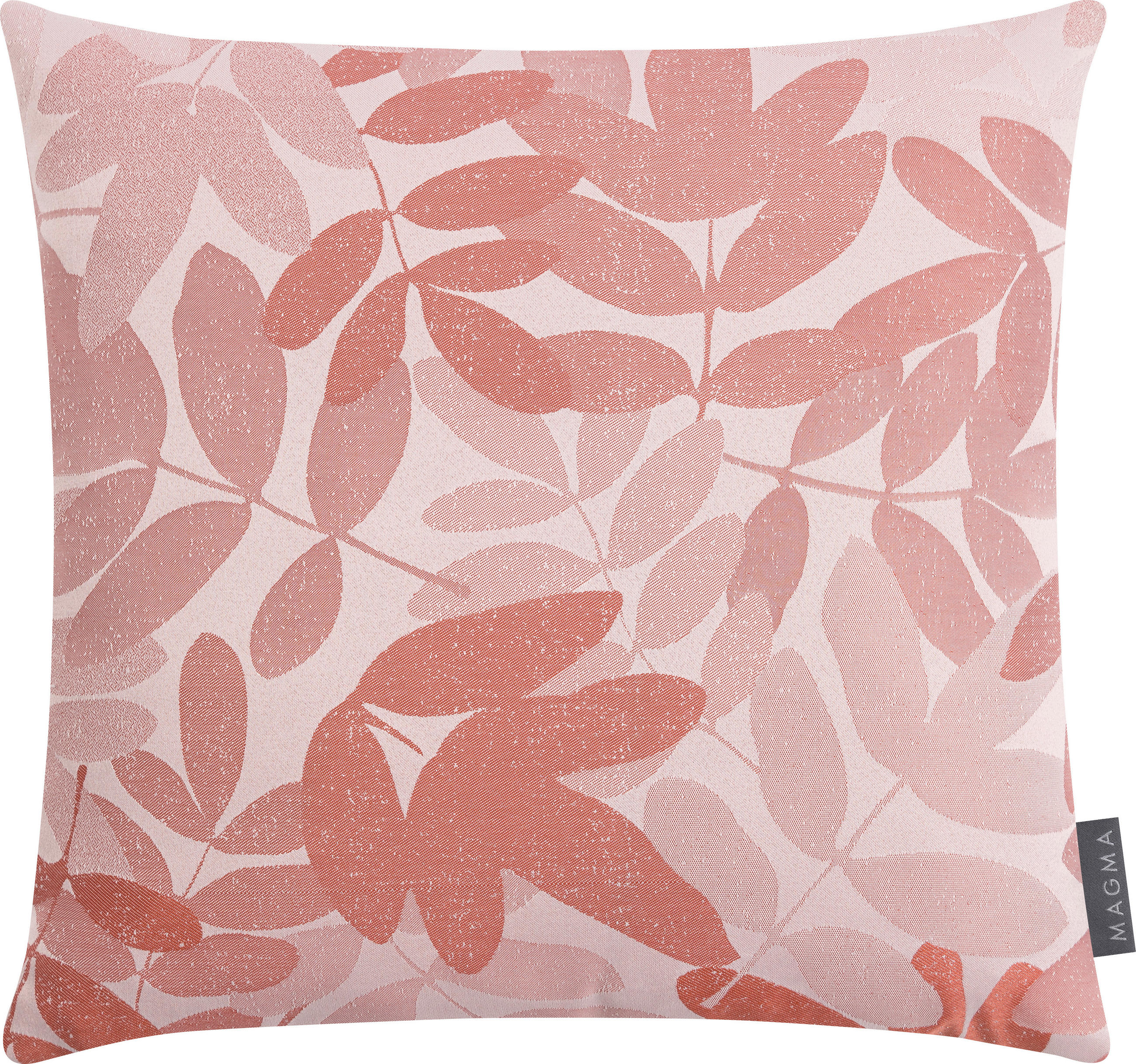 OUTDOOR-KISSEN Koralle Blätter  - Koralle, Basics, Textil (45/45cm)