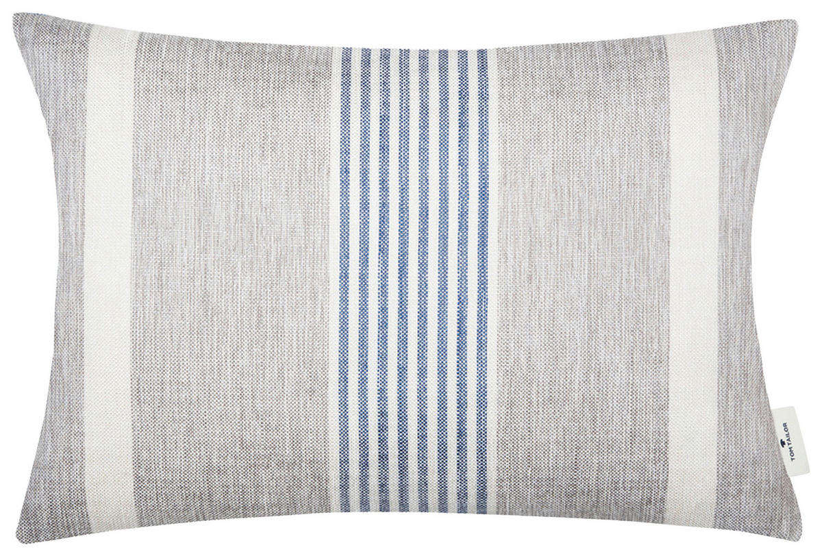 KUDDFODRAL Fresh 40/60 cm  - blå/grå, Klassisk, textil (40/60cm) - Tom Tailor