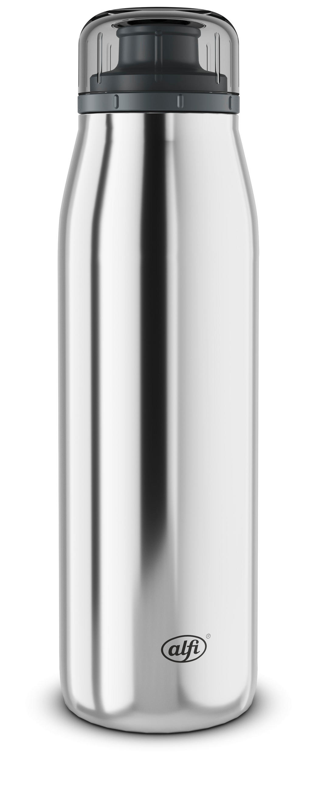 ISOLIERFLASCHE ISO Bottle 0,35 L  - Edelstahlfarben, Design, Metall (0,50l) - Alfi