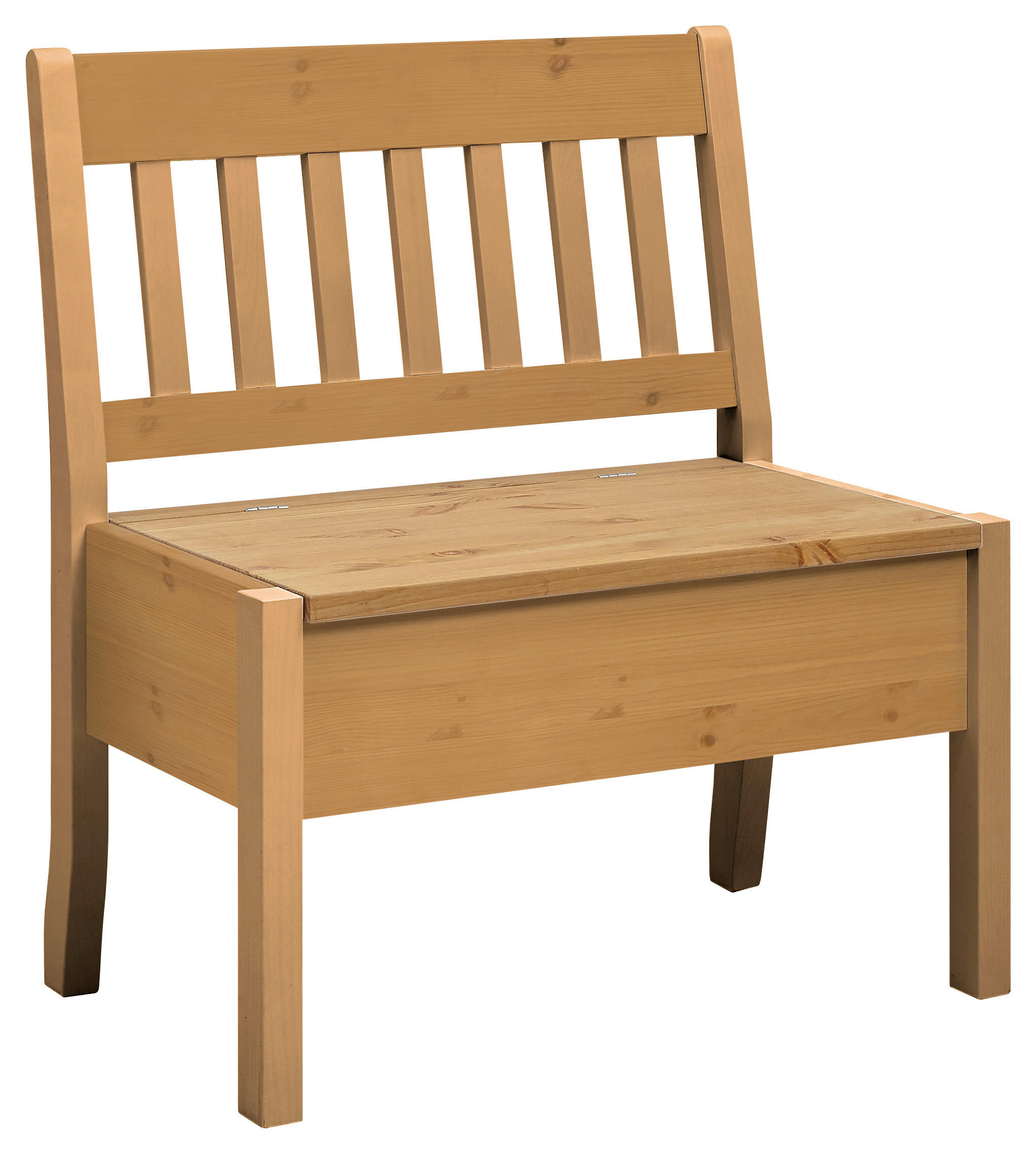 SITZBANK 83/93/58 cm Laugenfarbig Kiefer massiv  - Laugenfarbig, ROMANTIK / LANDHAUS, Holz (83/93/58cm) - Boxxx