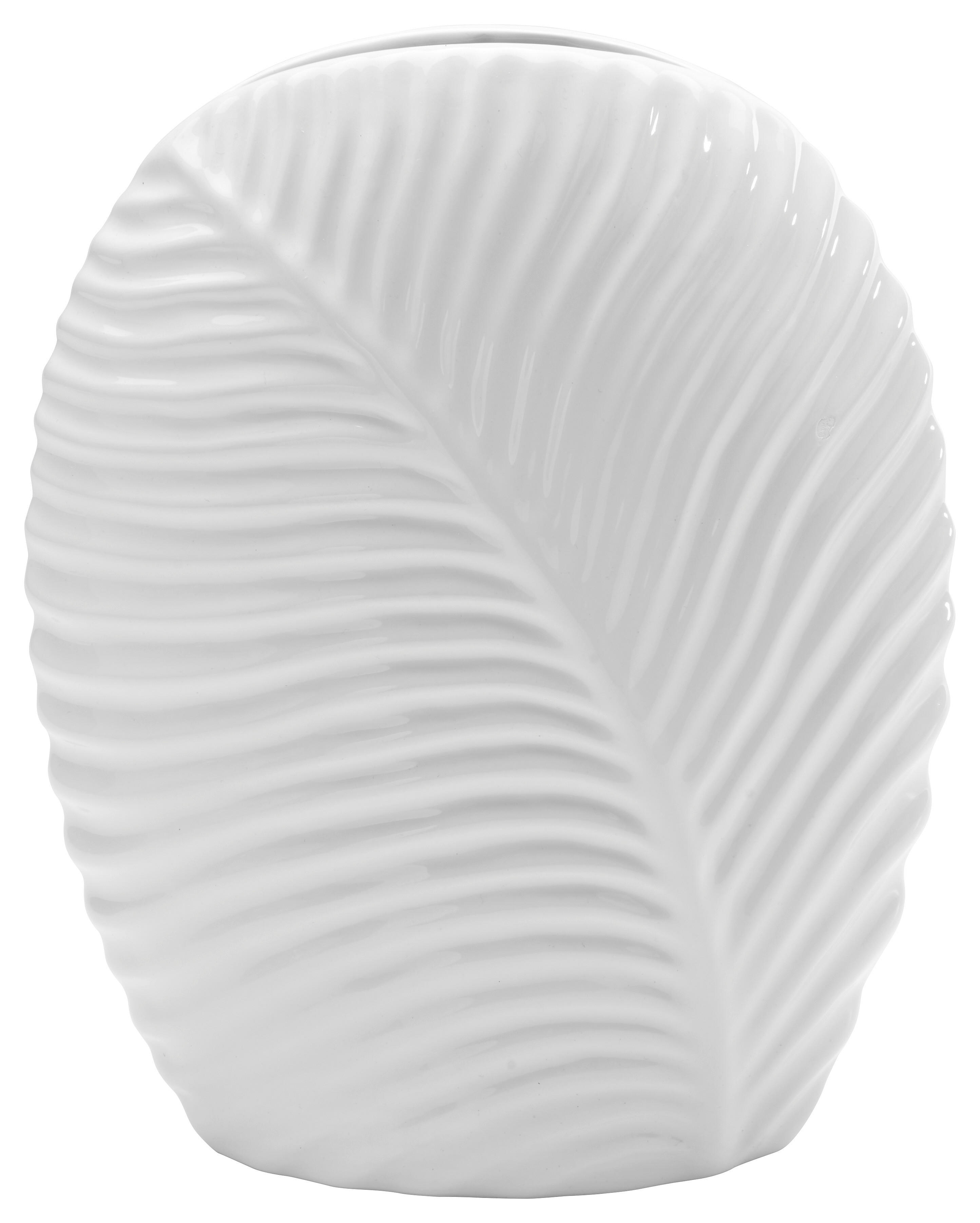 Ambia Home VÁZA, keramika, 20.9 cm - bílá