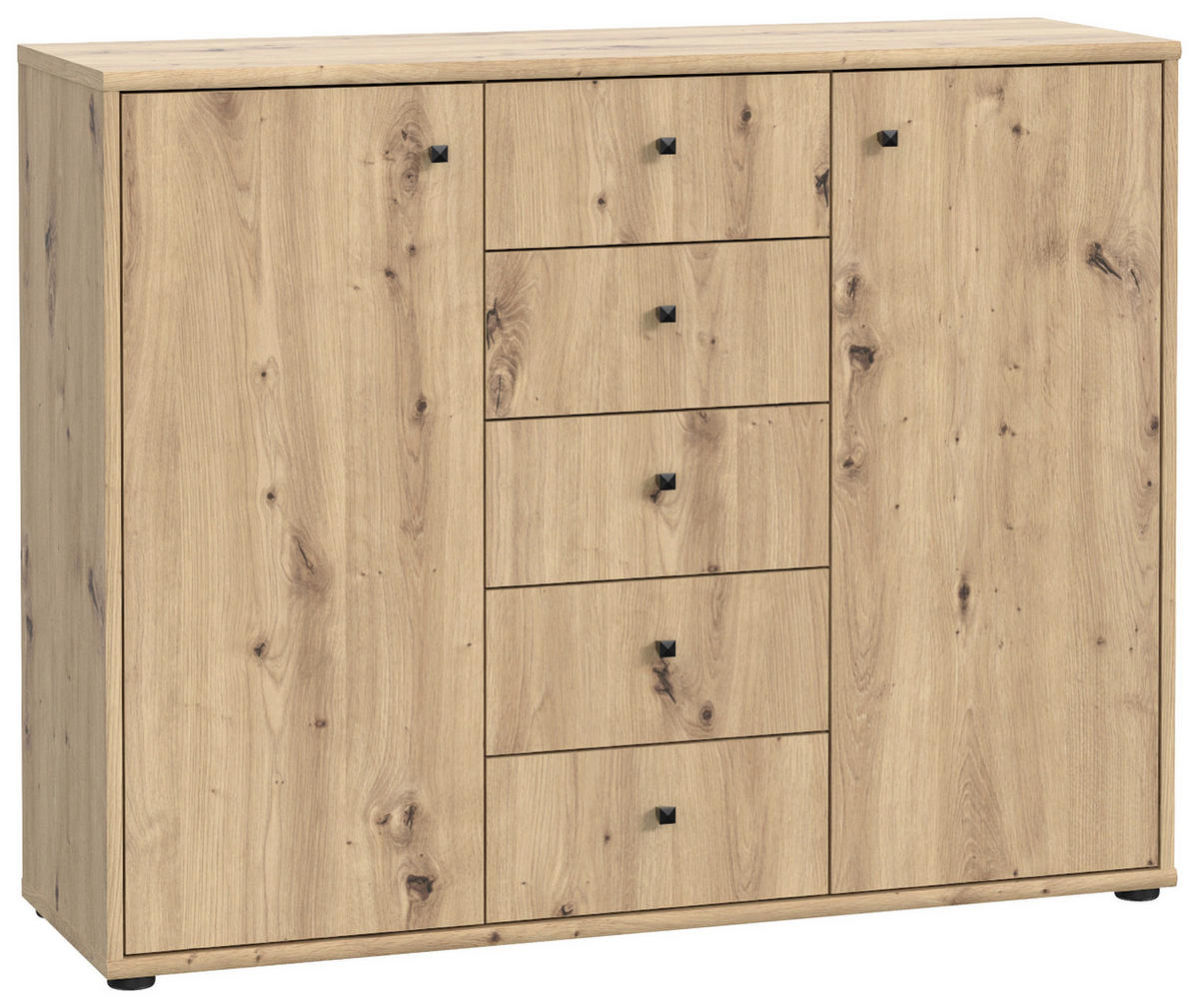 KOMMODE  in 108,8/85,5/34,8 cm  - Eiche Artisan, Design, Holzwerkstoff (108,8/85,5/34,8cm)