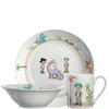 KINDERGESCHIRRSET  - Weiß, Trend, Stein (21,30/21,50/9,50cm) - Leonardo