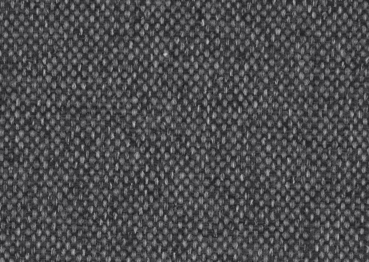 2,5-SITZER in Flachgewebe Dunkelgrau  - Chromfarben/Dunkelgrau, Konventionell, Textil/Metall (192-236/87/93-151cm) - Hom`in