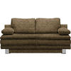 SCHLAFSOFA in Webstoff Hellgrün  - Chromfarben/Hellgrün, Design, Textil/Metall (194/96/86cm) - Novel