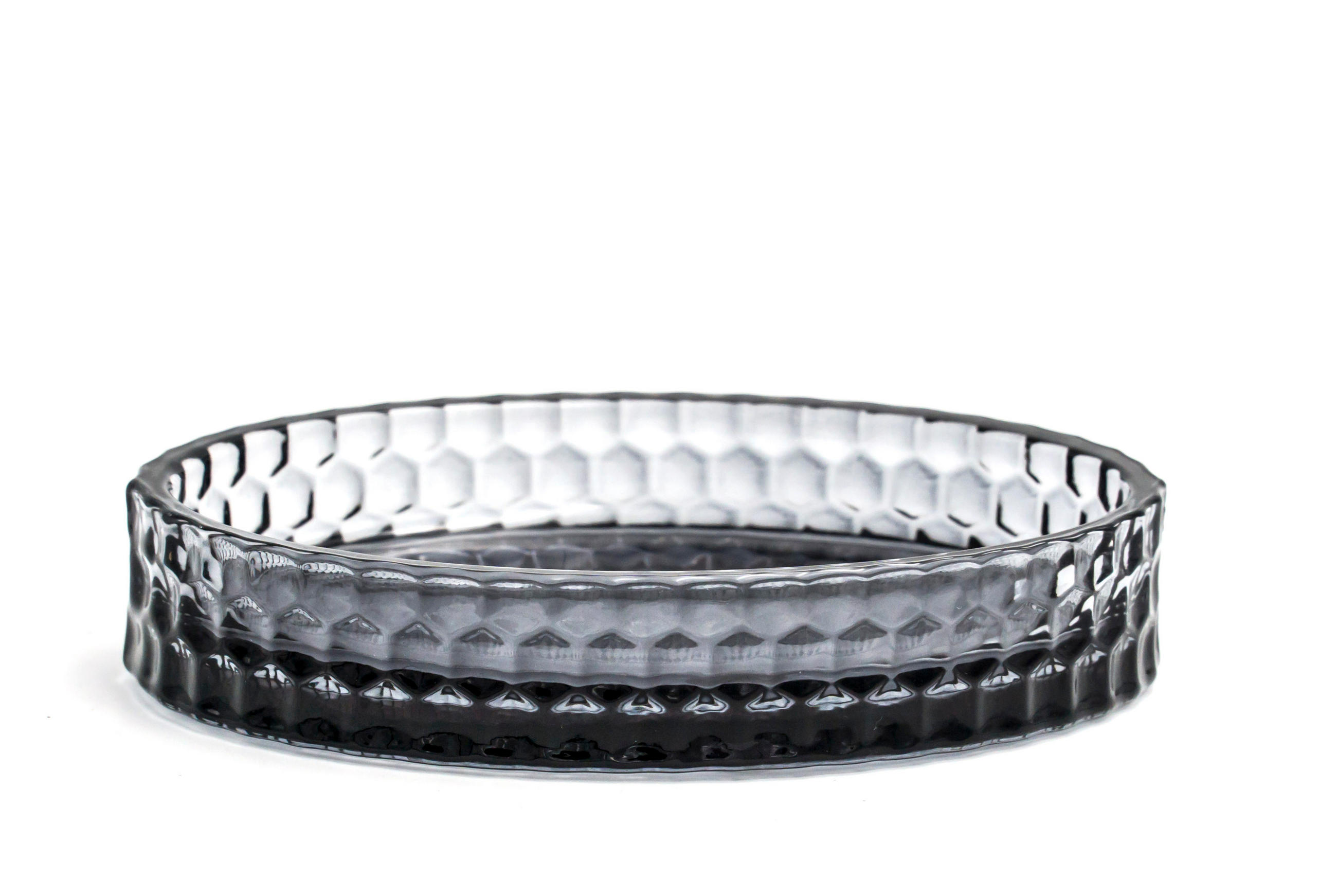 MÝDLENKA šedá, průhledné - šedá/průhledné, Basics, sklo (12,7/2/8,8cm) - Sadena