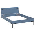 BETT 140/200 cm  in Blau  - Blau/Schwarz, Design, Metall (140/200cm) - Xora