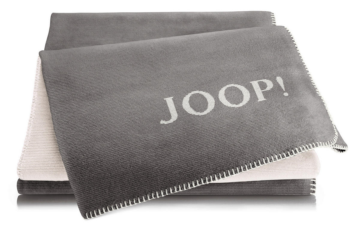 ODEJA 150/200 cm svetlo siva, srebrne barve  - srebrne barve/svetlo siva, Basics, tekstil (150/200cm) - Joop!