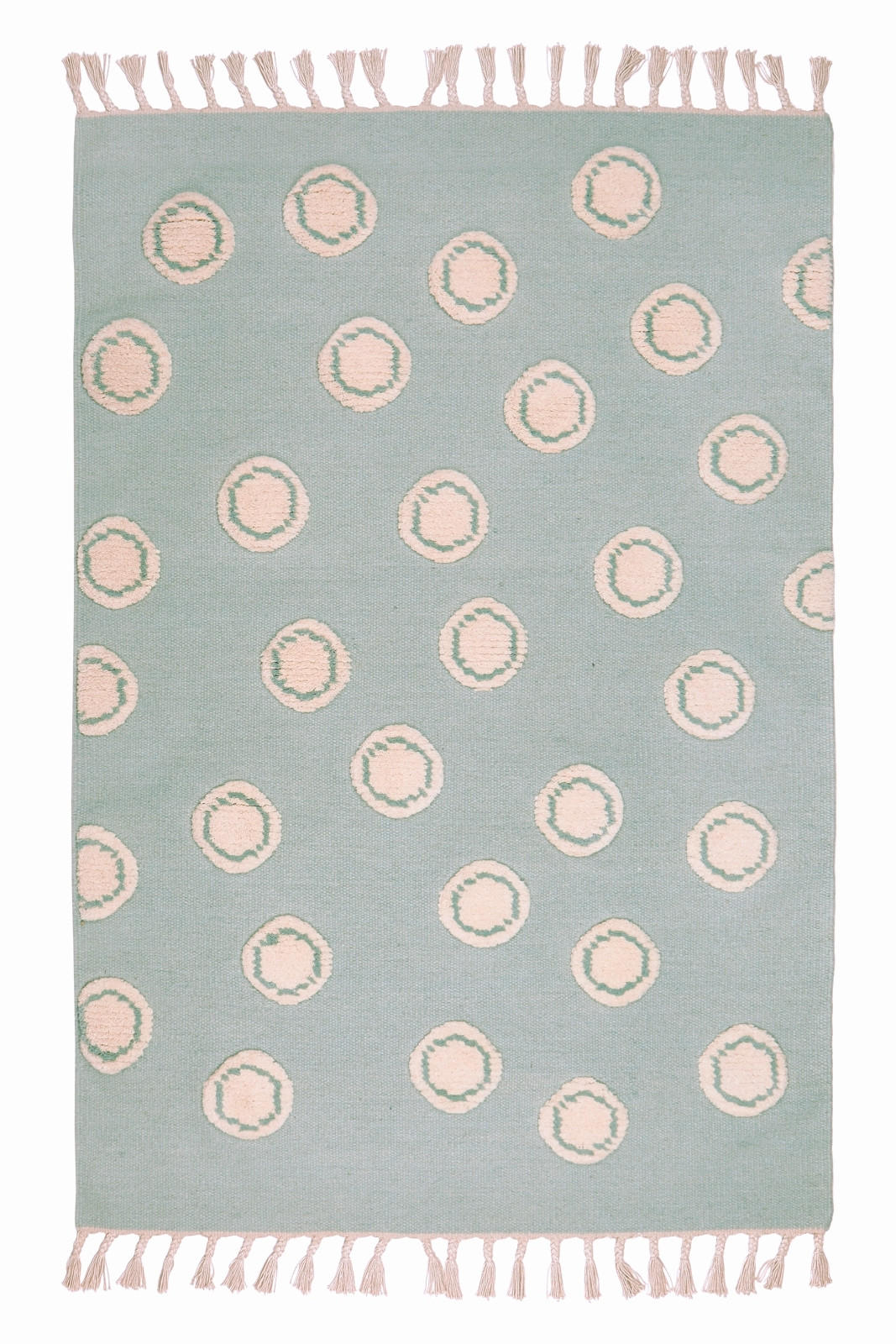KINDERTEPPICH Happy Rugs  - Naturfarben/Mintgrün, Trend, Textil (160/230cm)