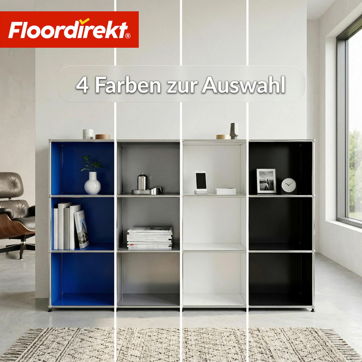 SIDEBOARD Concept Epure MK-101 75/120/40 cm  - Weiß, Basics, Metall (75/120/40cm) - Floordirekt