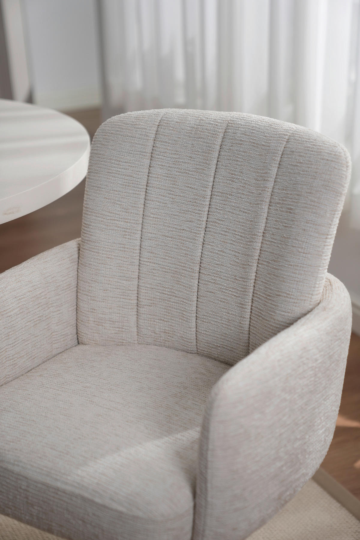 NASLANJAČ, les, kovina, tekstil bež  - črna/bež, Trendi, kovina/tekstil (58/86/64cm) - Livetastic