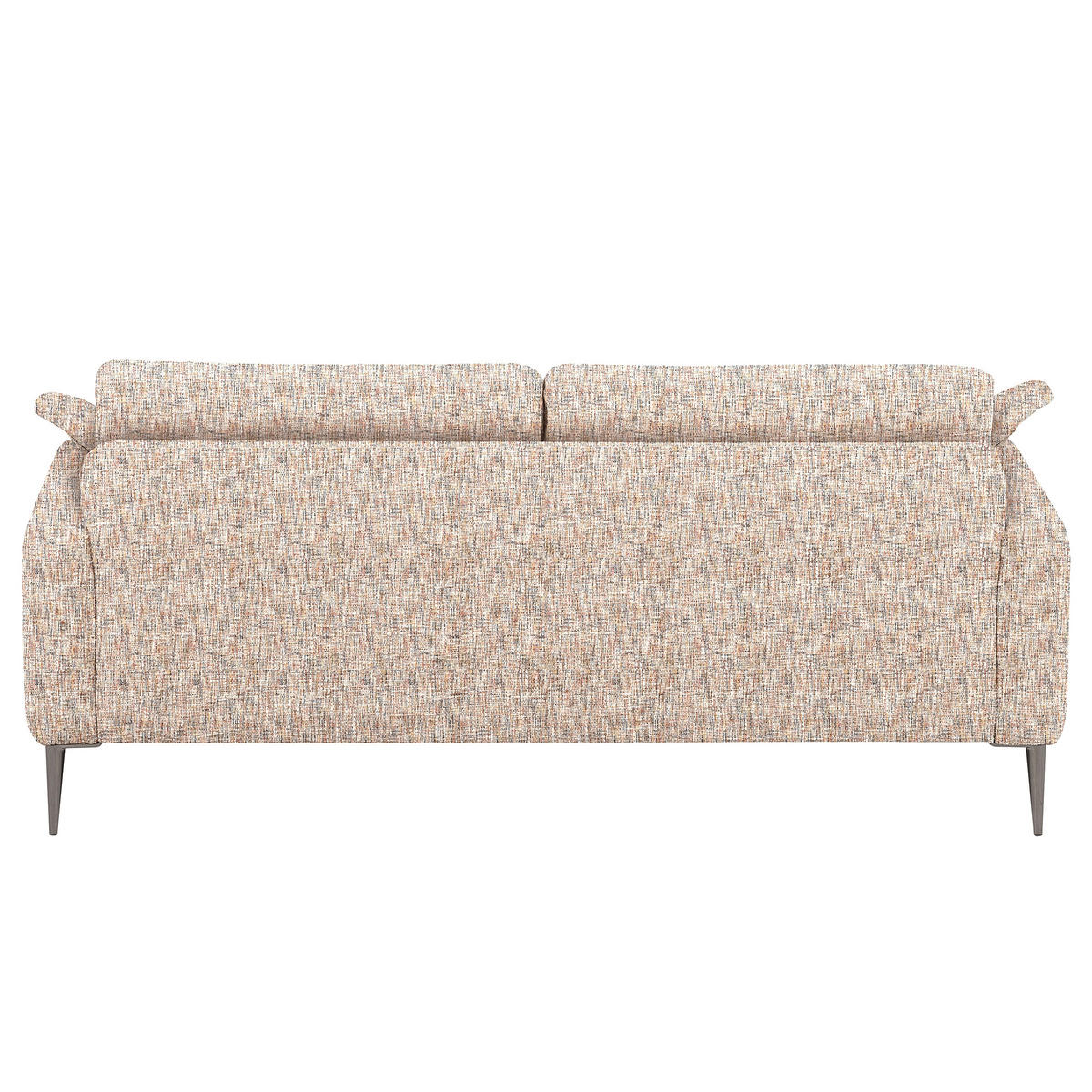 3-SITZER-SOFA Webstoff Blau, Gelb, Rot, Weiss  - Blau/Weiss, Design, Textil/Metall (187/85/92cm) - Livetastic