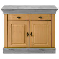 KOMMODE  in 108/85/45 cm  - Laugenfarbig/Grau, ROMANTIK / LANDHAUS, Holz/Metall (108/85/45cm) - Boxxx