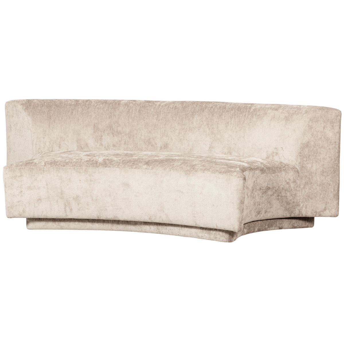 2-SITZER-SOFA Popular Chenille Naturfarben  - Naturfarben, Design, Textil (215/72/97cm) - Livetastic