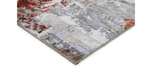 VINTAGE-TEPPICH 120/170 cm Lago Grau, Rostfarben - Rostfarben/Grau, Design, Textil (120/170cm) - Novel