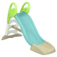 DĚTSKÁ SKLUZAVKA - pastelově modrá, Basics, plast (24,50/119,50/44,70cm) - SMOBY