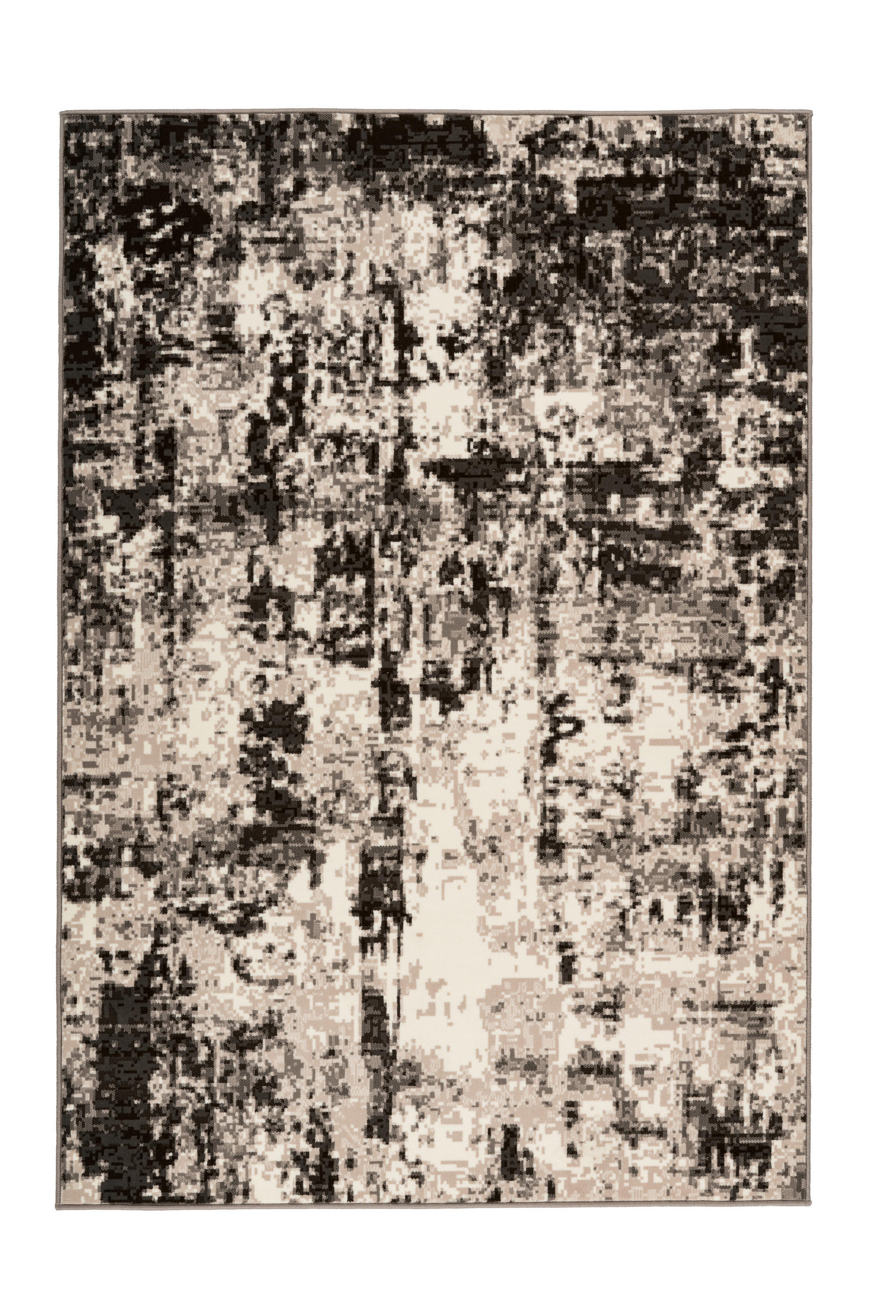 FLATVÄVD MATTA  - brun/cremefärgad, Basics, textil (120cm) - Kayoom
