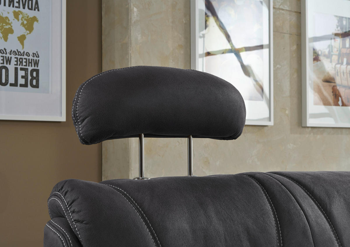 SAROKKANAPÉ textil szürke  - bézs/szürke, Konventionell, textil/fa (234/286cm) - Beldomo Comfort