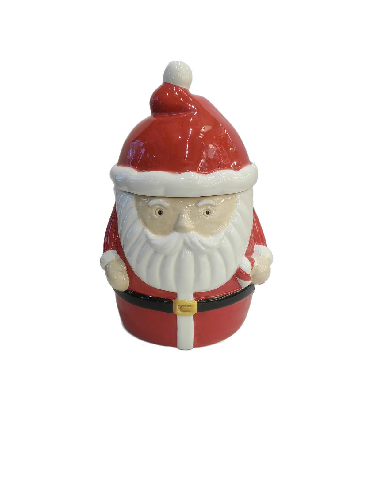 KEKSDOSE 1 L  - Rot/Schwarz, LIFESTYLE, Keramik (16,2/24,8/15,5cm) - X-Mas