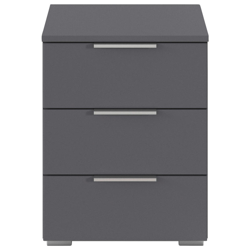 Nachtkästchen Mars 3l Grau B: 52 cm