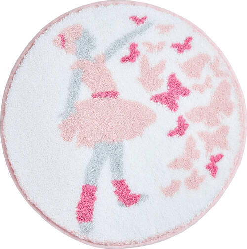 BIDET-VORLEGER Pink 60 cm  - Pink, Basics, Kunststoff/Textil (60cm) - Grund