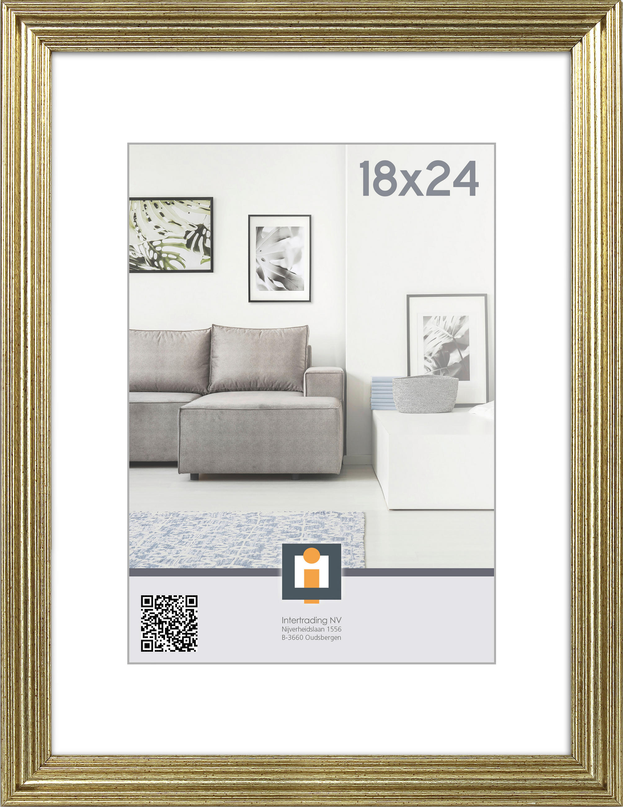 BILDERRAHMEN - Champagner, Basics, Glas/Kunststoff (20/26/1.2cm)