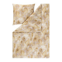 BETTWÄSCHE Natürlich Estella Makosatin 155/220 cm  - Goldfarben, Design, Textil (155/220cm) - Estella