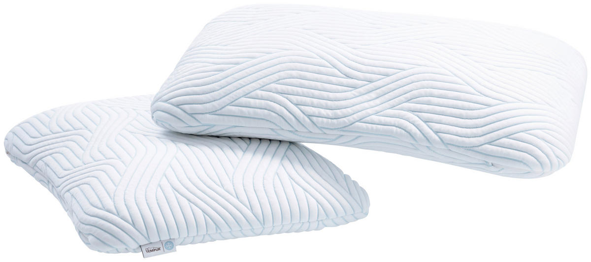 NACKENKISSEN  - Weiss, Basics, Textil (63/11/43cm) - Tempur