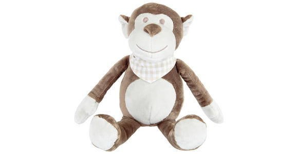 PLÜSCHTIER Monkey 20 cm  - Beige/Braun, Basics, Textil (20cm) - My Baby Lou