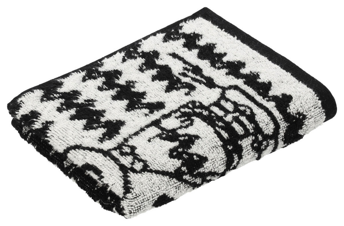 GÄSTETUCHSET Charlie Brown Schwarz 30/50 cm  - Schwarz, Design, Textil (30/50cm) - Vossen