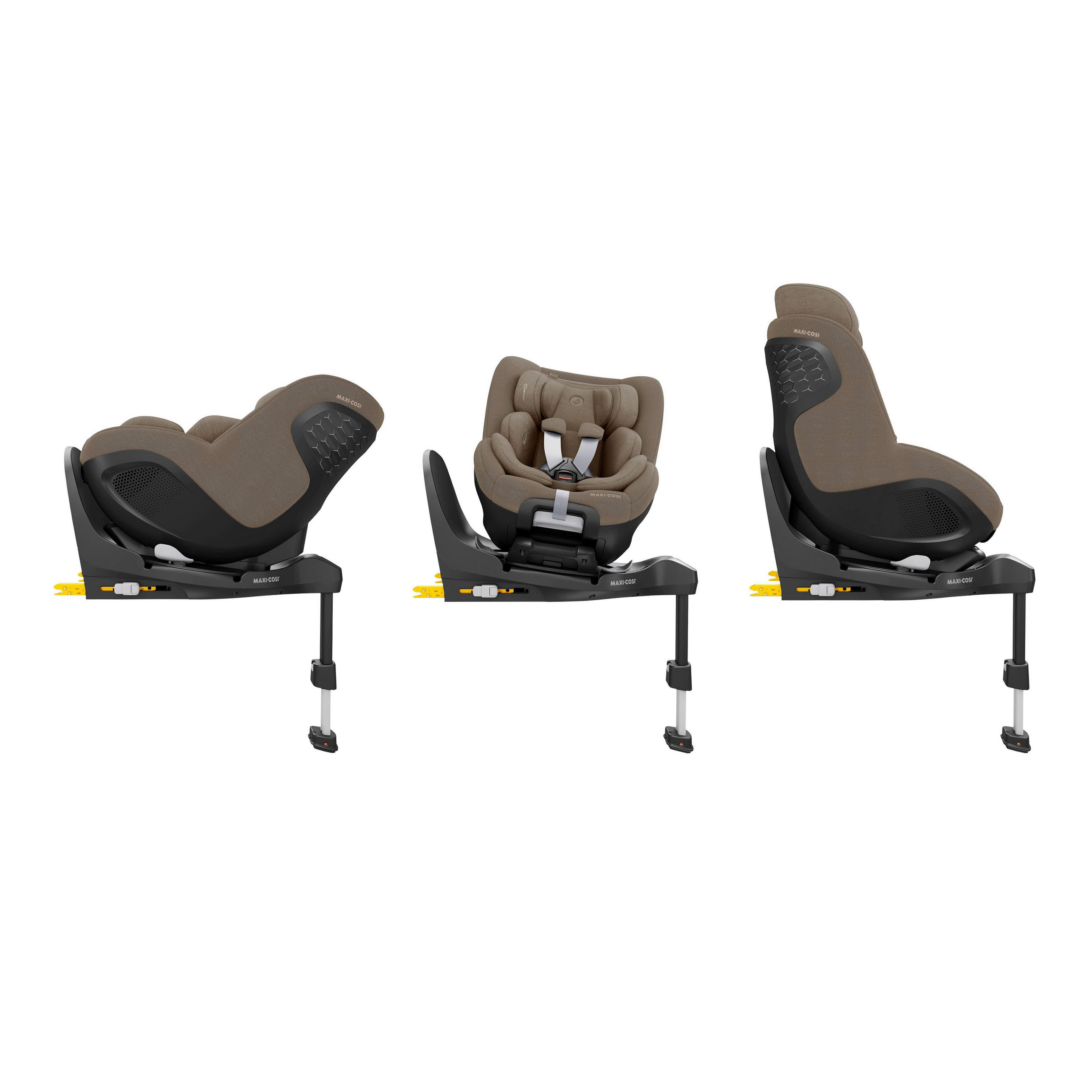 REBOARDER-KINDERSITZ Mica 360 Pro  - Schwarz/Braun, Basics, Kunststoff/Textil (44.2/67/74.5cm) - Maxi-Cosi
