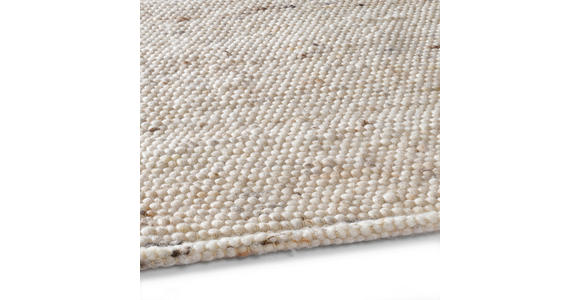HANDWEBTEPPICH 120/170 cm Beige rechteckig  - Beige, Basics, Textil (120/170cm) - Linea Natura