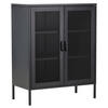 SIDEBOARD 80/101.5/40 cm  - svart, Design, metall (80/101.5/40cm) - Livetastic