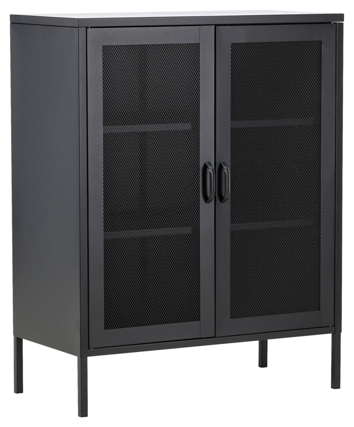 SIDEBOARD  in 80/101.5/40 cm  - Schwarz, Design, Metall (80/101.5/40cm) - Livetastic