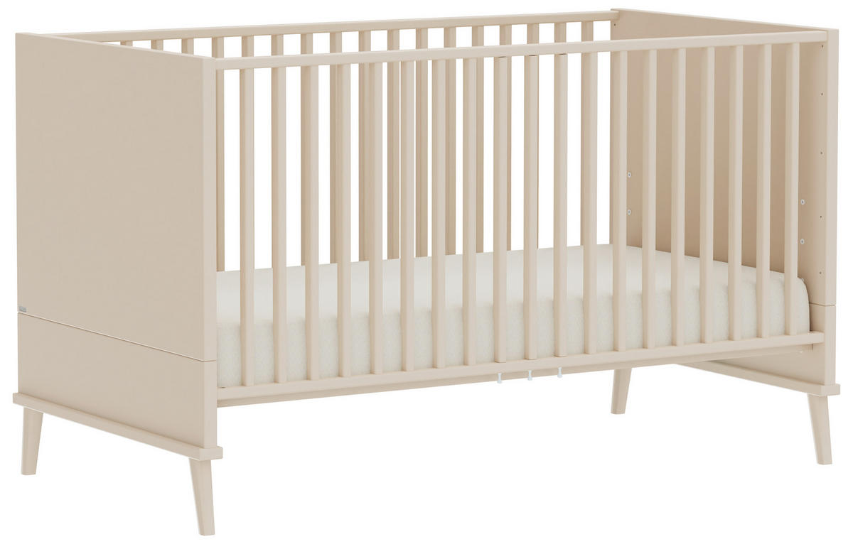 GITTERBETT Eefje  147/76/88 cm   - Beige, Basics, Holzwerkstoff (147/76/88cm) - Paidi