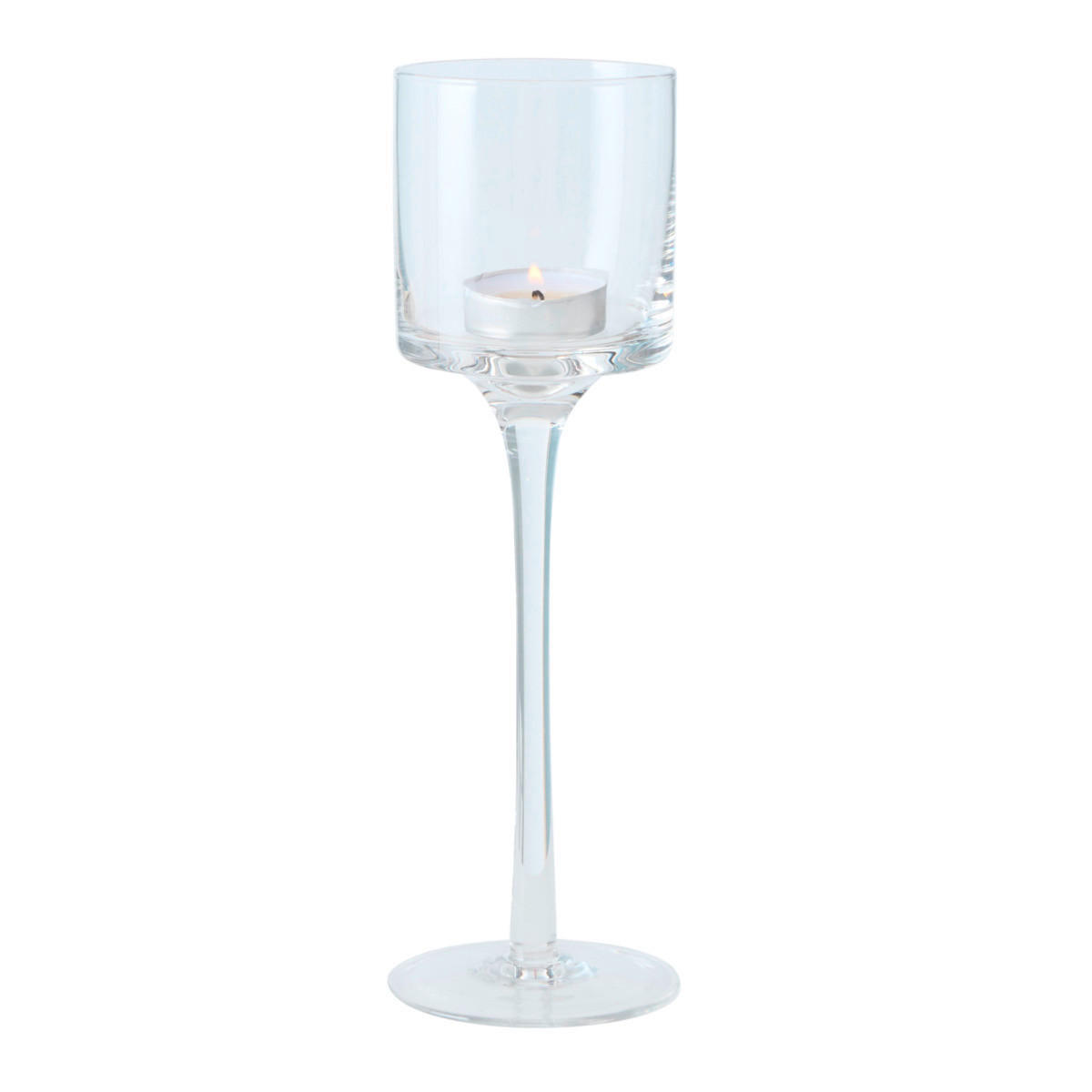STOJAN NA SVÍČKU  sklo - Basics, sklo (7,5/25cm)