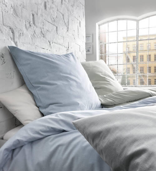 BETTWÄSCHE Porto Jacquard 135/200 cm  - Grün, KONVENTIONELL, Textil (135/200cm) - Fleuresse