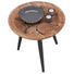 BEISTELLTISCH in Holz 46/46/46 cm - Schwarz/Akaziefarben, Trend, Holz (46/46/46cm) - Ambia Home BEISTELLTISCH in Holz 46/46/46 cm - Schwarz/Akaziefarben, Trend, Holz (46/46/46cm) - Ambia Home